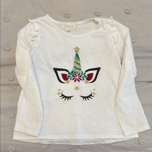 White Unicorn Kids Top